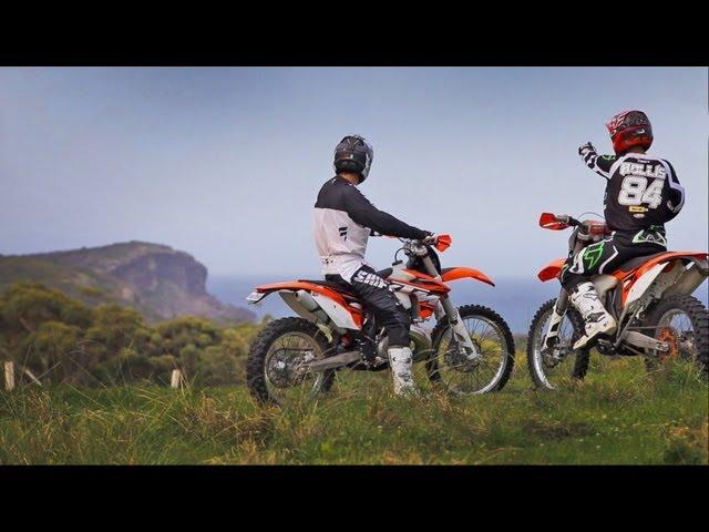 RIDING THE HIGH KTM 300EXC