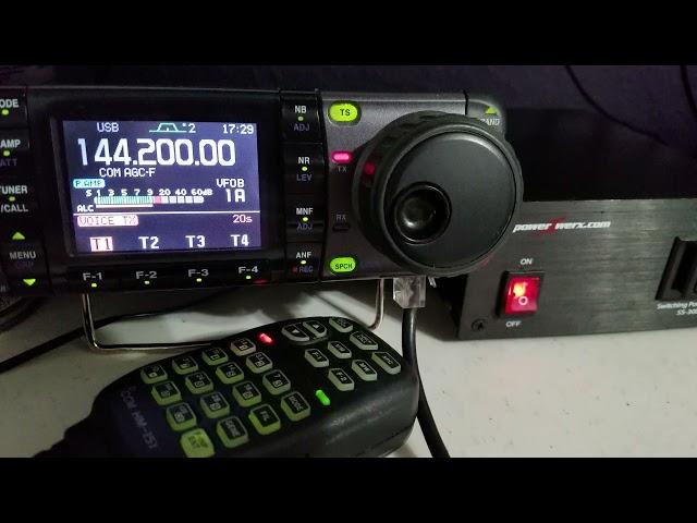 Calling CQ on 2 meter SSB