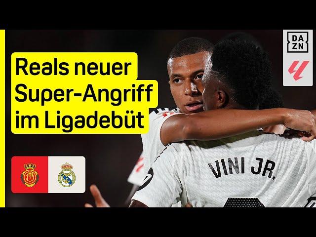 Mbappe im Debüt bei den neuen Galaktischen: RCD Mallorca - Real Madrid | LaLiga | DAZN Highlights