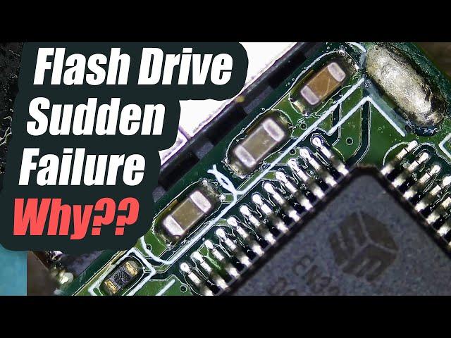 USB Flash Drive Failed Suddenly and no longer recognized. Repair & Data Recovery