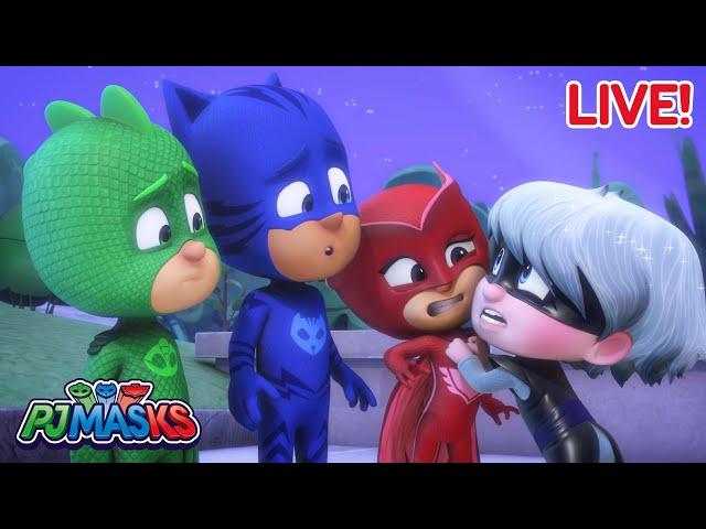  LIVE! PJ Masks Full Episodes  | Owlette in the sky! + More superhero cartoons | #live