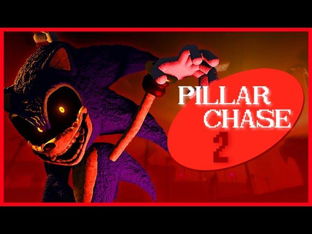 Sonic exe he make me pee i scream | PILLAR CHASE 2