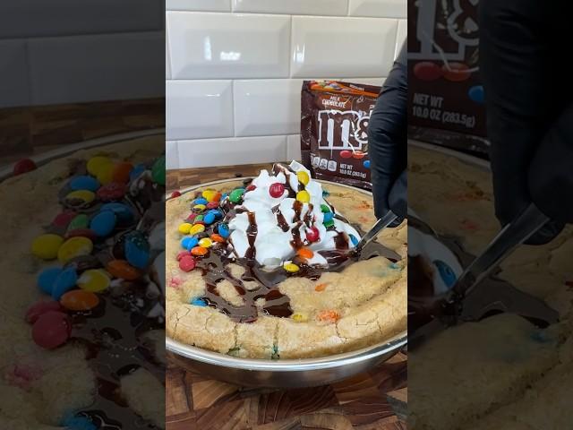 M&M cookie pie  #shorts