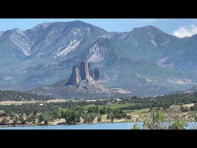 Highway 92 North to Crawford Reservoir, Crawford, Colorado - June 2024