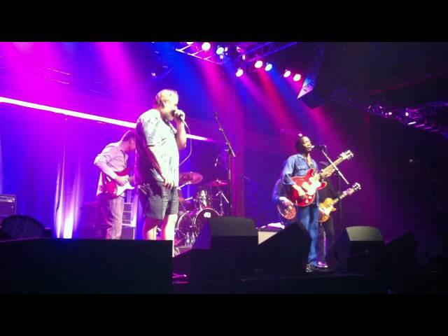 Kinsey Report, Eddie "Vaan" Shaw jam at Blast Furnace Blues Festival   9/16/2011