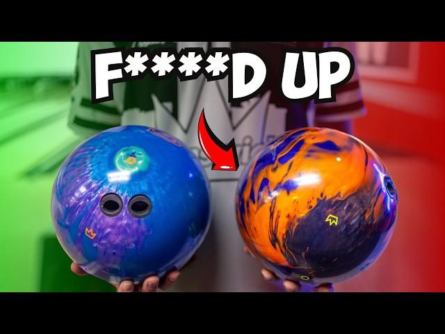 We RUINED BRAND NEW Bowling Balls?!