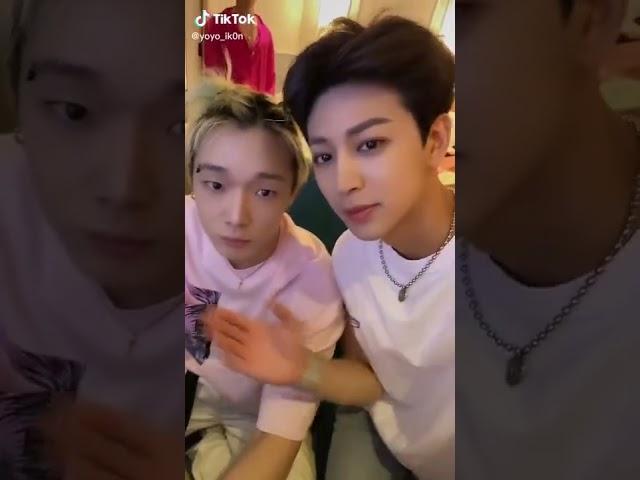 Yunhyeong tiktok with Bobby he is so cute #ikon #ikonic