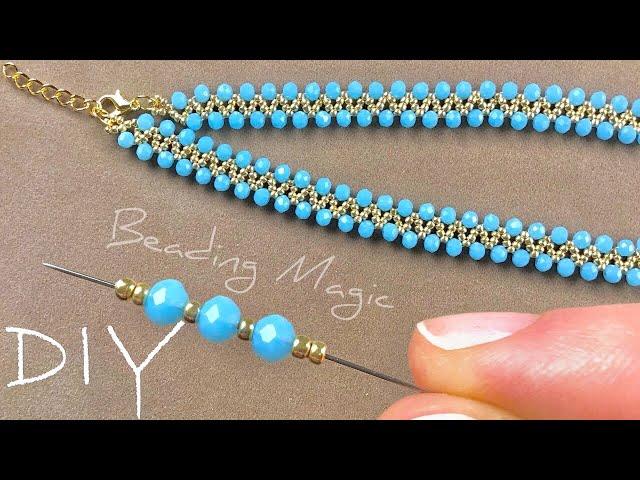 Easy Jewelry Making for Beginners: Necklace with Beads Tutorial