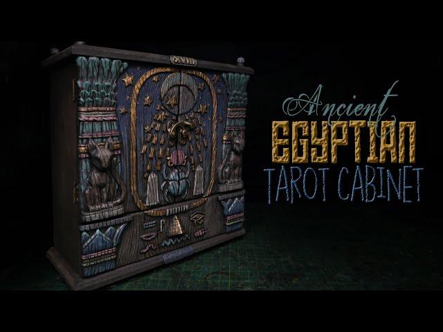 Making a Polymer Clay Moon Tarot Cabinet | Ancient Egyptian