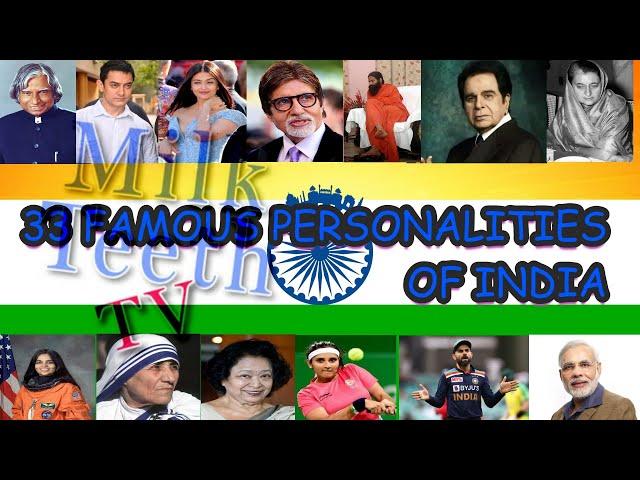 Famous Personalities of India // List of Famous Indians // General knowledge about Famous People