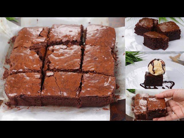 চকোলেট ব্রাউনি কেক (ঘরে থাকা অল্প উপকরনে) |Easy Chocolate Brownie | Chocolate Brownie Cake In Bangla