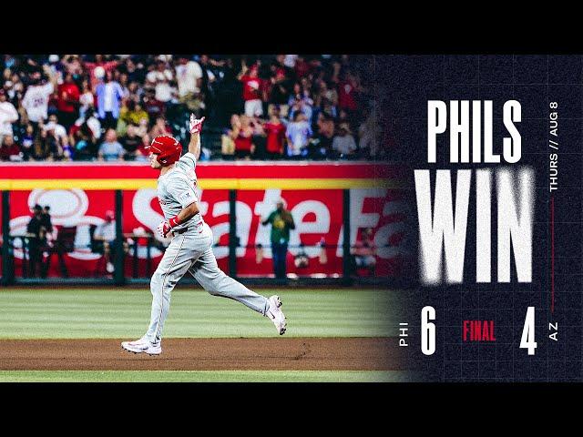 Phillies vs. D-backs Game Highlights (8/8/24) | MLB Highlights