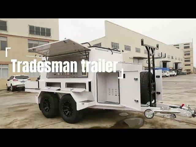 Small Tradesman Tool Cargo Utility Box Trailer