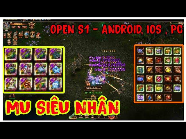 Game Lậu Mu Siêu Nhân Mới Ra S1 - Lên Cấp Siêu Tốc , Săn Boss Toàn Đồ Ngon , Android - Ios , Pc