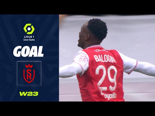 Goal Folarin BALOGUN (50' - SdR) STADE DE REIMS - ESTAC TROYES (4-0) 22/23