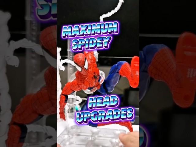 Maximum Spider-Man Head Upgrades Marvel Legends Hasbro Pulse Action Figure Painting Mod