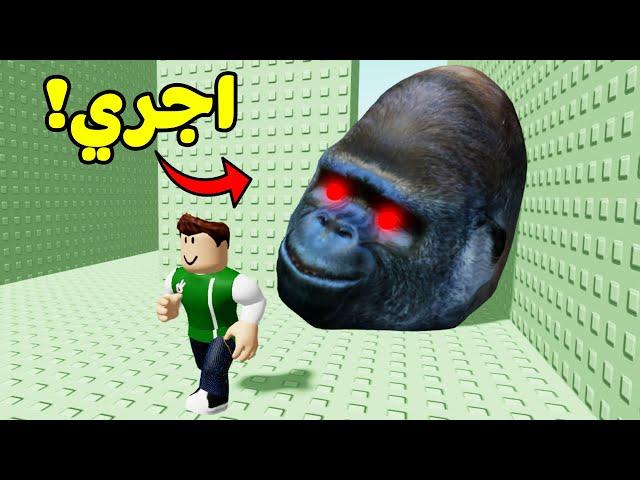 الهروب من القرد المرعب لعبة roblox !! ‍️