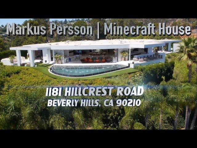 Markus Persson House Minecraft Notch  - 1181 N Hillcrest Rd, Beverly Hills, CA 90210