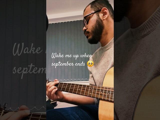 34 Seconds of Nostalgia  Wake Me Up When September Ends | Acoustic Cover