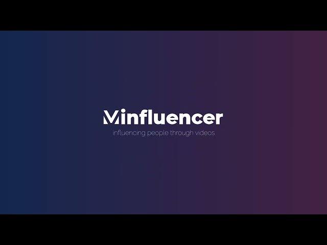 민플루언서 로고 모션 Minfluencer logo motion