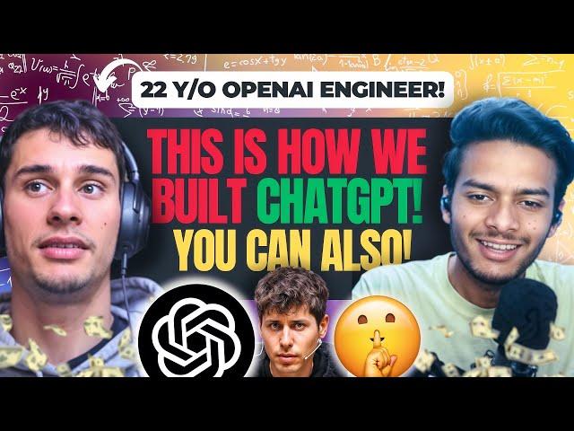 Watch This And Build The Next ChatGPT! | OpenAI Eng. SPILLS All The Secrets about ChatGPT, Sora,etc.