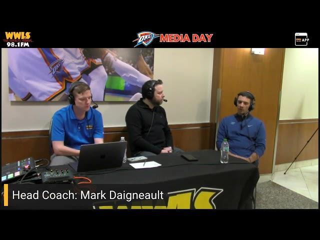 Head Coach Mark Daigneault - 2024 OKC Thunder Media Day