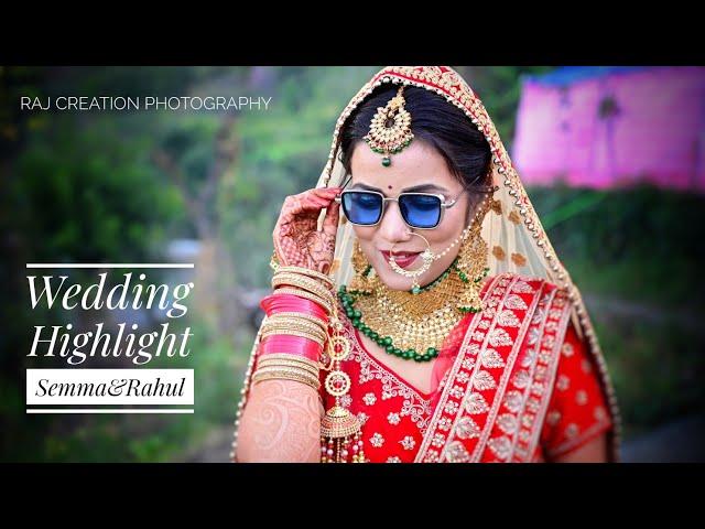 Cinematic Wedding Highlight 2020 || Sweet Couple || Seema & Rahul || Raj Creation Photography