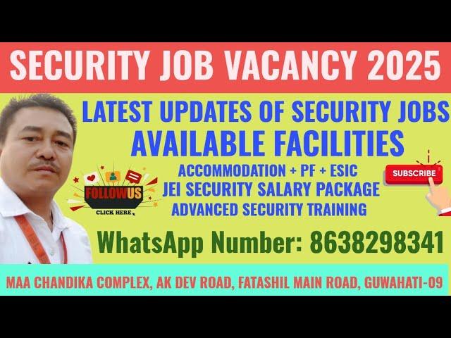 Security Job Vacancy 2025  II Various Post Vacancies II JEI Security Salary II @Saratsingha2024