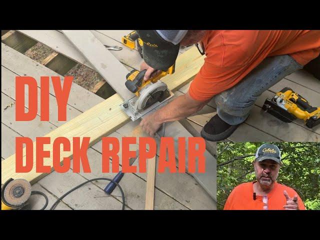 Easiest Way To Replace Deck Boards | DIY Deck Repair Tutorial