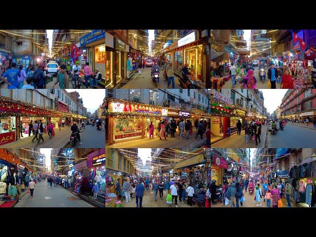 KATHMANDU Extremly Busy Market Tour During Tihar Festival After Mayor BALEN ACTION 2024 