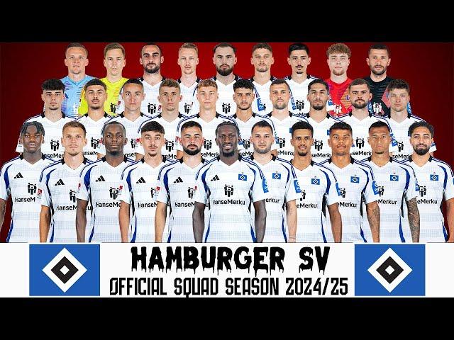 Hamburger SV's OFFICIAL New Squad Reveal for 2024-2025