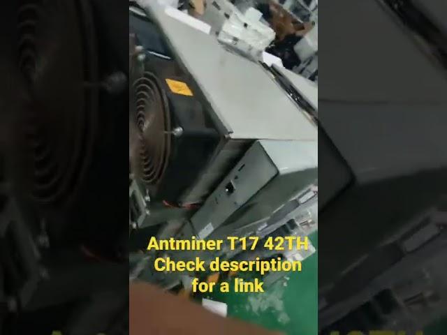 Start Mining #btc with an affordable solid #Antminer T17  check out https://www.cryptomininglab.net/