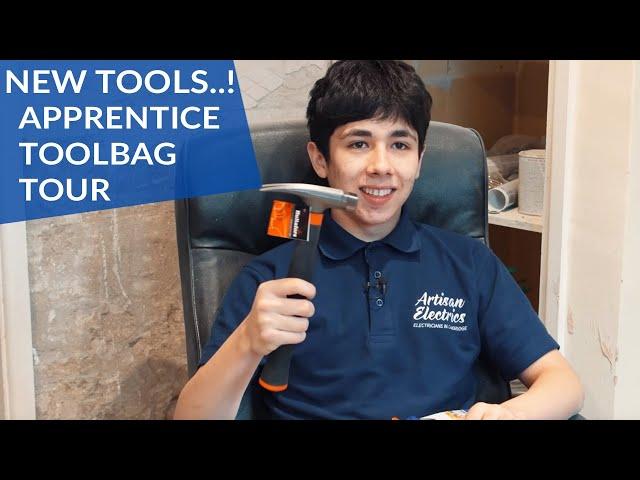 Oscar Gets New Tools! Electrician Apprentice Toolbag Tour