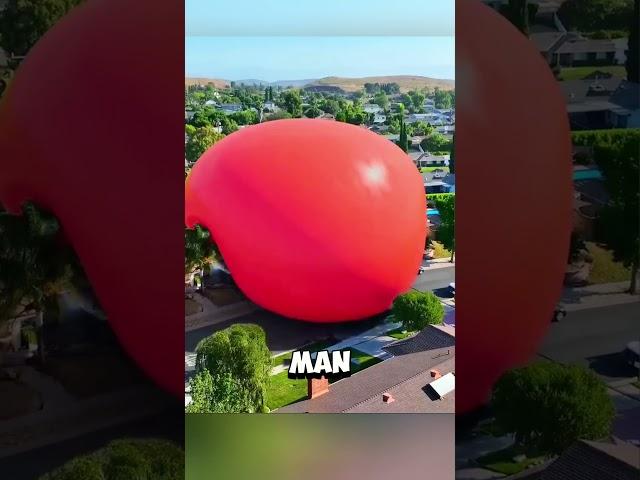 This big balloon caused a tsunami in this city  #shorts #viral