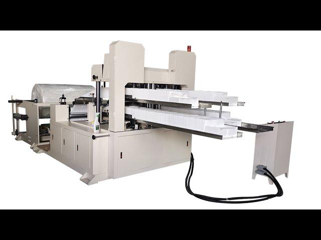 How to operate four decks automatic napkin tissue making machine
