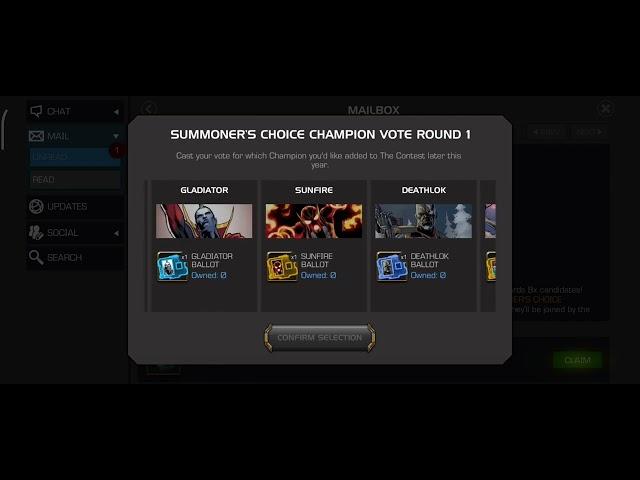 Summoner's Choice Champion Vote, I Voted For Best Champion.