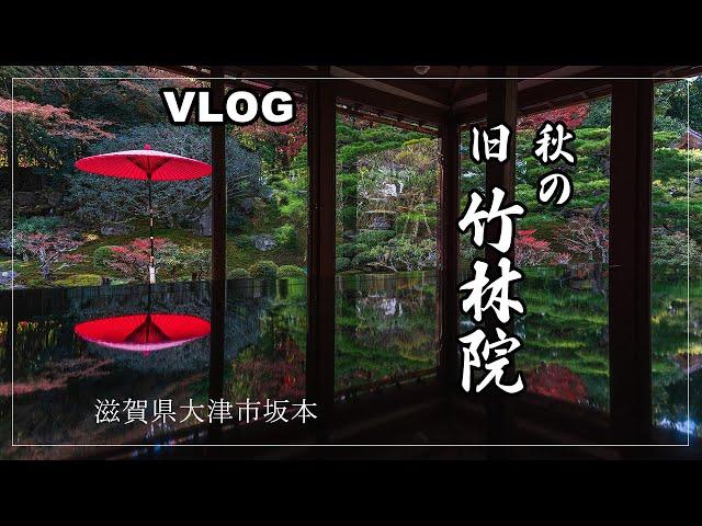 【4K VLOG】紅葉の旧竹林院／比叡山坂本／延暦寺の里坊／国指定名勝／延暦寺坂本里坊庭園／滋賀県大津市／