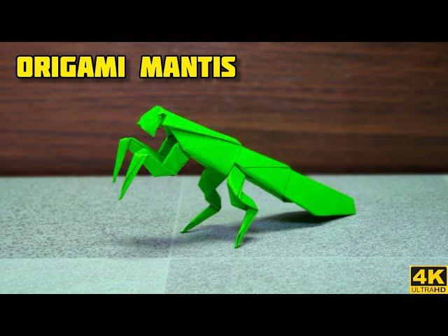 Origami Mantis | Origami tutorial | Paper craft