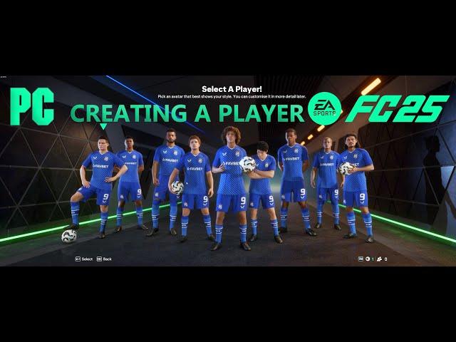 EA SPORTS FC 25 -  HOW TO CREATE YOUR OWN PLAYER  | 2024 [4K]