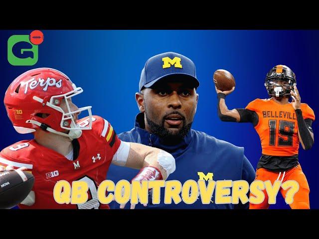 QB CONTROVERSY in Ann Arbor before Bryce Underwood steps on campus?! | Billy Edwards to Michigan