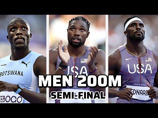 LETSILE TEBOGO IS LOOKING DANGEROUS ! Paris Olympics men's 200m semi-final my tought !