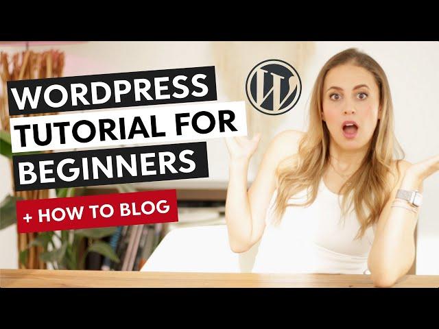 WordPress Tutorial for Beginners (2022) // How to use WordPress & Pinterest for Blogging