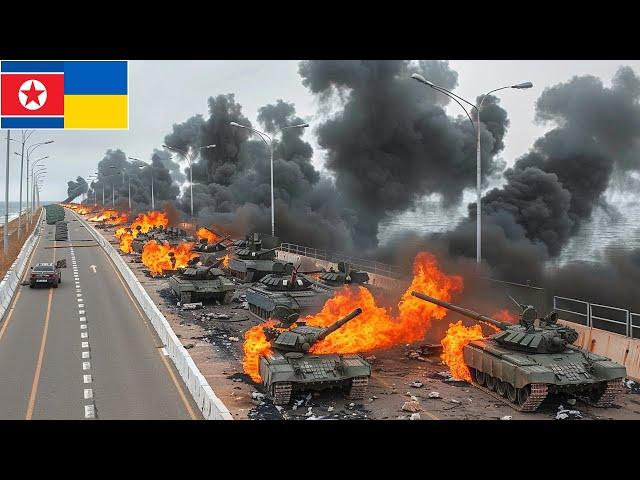 2 MINUTES AGO! Massive Ukrainian Attack on North Korea's LARGEST Tank Convoy in Crimea - Arma 3