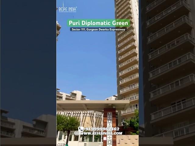 Puri Diplomatic Greens, nestled in Sector 111, Gurugram #LuxuryLiving #RealEstate #Reiasindia