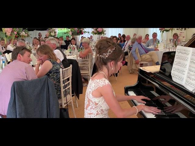 Bride surprises Groom with Debussy's Clair de Lune