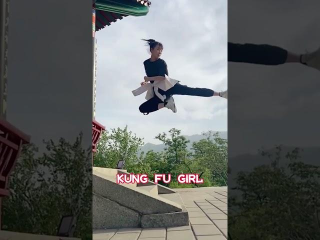 Girls practicing kung fu are really irresistible. #kungfu