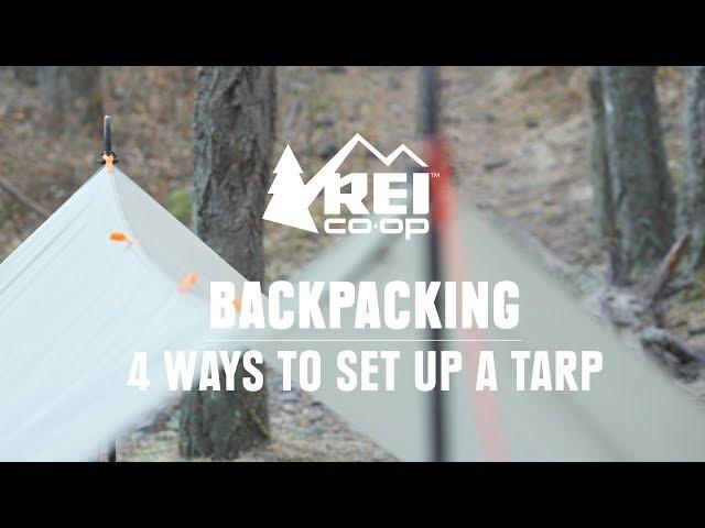 4 Ways to Set Up an Ultralight Tarp Shelter || REI