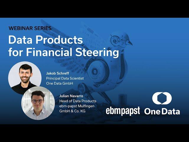 Webinar: Data Products for Financial Steering