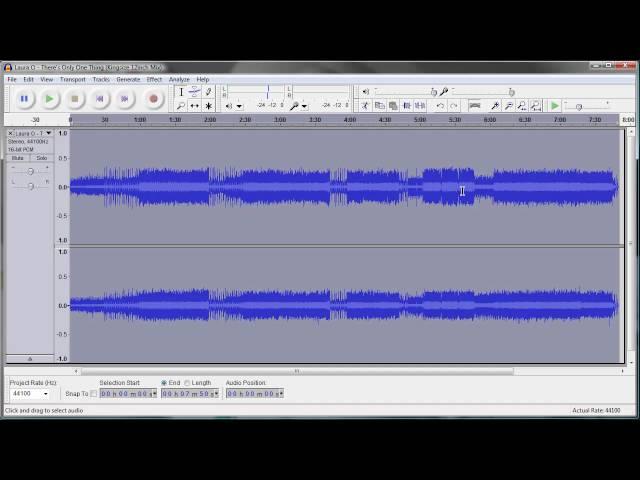 Cleaning Vinyl Audio Recordings in Audacity (Surface Noise & Pops)