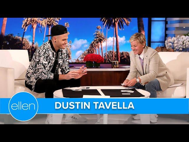 ‘America’s Got Talent’ Winner Dustin Tavella Shocks Ellen with His Full Circle Magic Trick